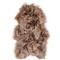 Alivia Modern Classic Brown Long Wool Sheepskin Rug - 2&#39;x3&#39;|Kathy Kuo Home