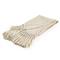 Nylah Modern Woven Baby Alpaca Throw Blanket - Ivory|Kathy Kuo Home