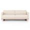 Ethan Modern Classic Cream Performance Cushion Back Sofa - 84&quot;W|Kathy Kuo Home