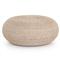 Airah Coastal Beach Round White Wash Woven Wicker Outdoor Coffee Table|Kathy Kuo Home