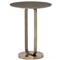 Sam Modern Classic Bronze Aluminum Round Side End Table|Kathy Kuo Home