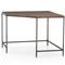 Theodore Industrial Loft Brown Wood Iron Corner Desk|Kathy Kuo Home
