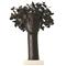 Bodhi Modern Black Iron Marble Base Head Sculpture|Kathy Kuo Home