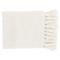 Angelie Modern Classic White Woven Throw Blanket|Kathy Kuo Home