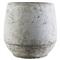 Romina Modern Classic Distressed Grey Cement Planter - Small|Kathy Kuo Home