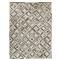 Modern Grey Leather Hide Diamond Patterned Rug - 5G??x8GǦ|Kathy Kuo Home