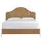 Rory Coastal Beach Brown Woven Abaca Bed - Queen|Kathy Kuo Home