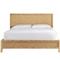 Nylah Coastal Brown Raffia Rattan Bed - Queen|Kathy Kuo Home