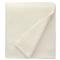 Sferra Modern Pettra Eggshell White Ribbed Lambs Wool Throw Blanket|Kathy Kuo Home