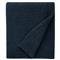 Sferra Modern Pettra Midnight Black Ribbed Lambs Wool Throw Blanket|Kathy Kuo Home