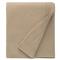 Sferra Modern Pettra Beige Ribbed Lambs Wool Throw Blanket|Kathy Kuo Home