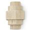 Palecek Everly Coastal Beach 5 Tier Natural Abaca Rope Wall Sconce|Kathy Kuo Home