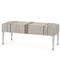 Palecek Fritz Coastal Beach Grey Lampakanai Rope Hardwood Bench|Kathy Kuo Home