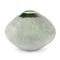 Palecek Mykonos Coastal Beach Green Etched Glass Vase - Medium|Kathy Kuo Home