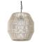 Palecek Tanner Coastal Beach Off White Woven Wicker Outdoor Octagonal Pendant Lantern|Kathy Kuo Home