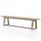 Cody Modern Classic Natural Teak Wood Outdoor Dining Bench|Kathy Kuo Home