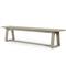 Cody Modern Classic Weathered Grey Teak Wood Outdoor Dining Bench|Kathy Kuo Home