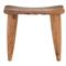 Zada Global Bazaar Natural Teak Wood Rectangular Outdoor Stool|Kathy Kuo Home