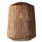 Walter Coastal Beach Natural Brown Jute Cylinder Pendant|Kathy Kuo Home