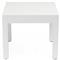 Jace Modern Classic Frost Aluminum Square Outdoor End Table|Kathy Kuo Home