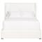 Anastasia Modern Classic White Performance Oak Wood Bed - Queen|Kathy Kuo Home