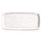 L&#39;Objet Alchimie Modern Reactive White Earthenware Rectangular Platter - Small|Kathy Kuo Home