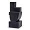 L&#39;Objet Cubisme Industrial Loft Black Earthenware Textured Bookend Two|Kathy Kuo Home