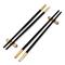 L&#39;Objet Zen Modern Black Wood Gold Edge Chopsticks and Rests - Set of 2 Pairs|Kathy Kuo Home