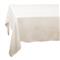 L&#39;Objet Sateen Modern Classic Ivory Linen Tablecloth - 90&quot; x 70&quot;|Kathy Kuo Home
