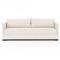 Wil Modern White Performance Upholstered Sofa Bed - Full