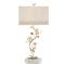 John-Richard Quartz Hollywood Antique Brass Metal White Marble Base Table Lamp|Kathy Kuo Home