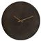 Elora Industrial Loft Black Aluminum Round Wall Clock - Small|Kathy Kuo Home