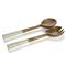 Jackson Rustic Lodge Brown Mango Wood 2 Piece Servers|Kathy Kuo Home