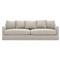 Cassandra Modern Classic Light Grey Slipcovered Outdoor Sofa - 92&quot;W|Kathy Kuo Home