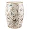 Maria Modern Classic French White Porcelain Butterfly Outdoor Garden Stool|Kathy Kuo Home