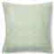 Inout Modern Classic Green Patterned Down Indoor Outdoor Throw Pillow - 22x22|Kathy Kuo Home