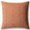 Inout Modern Classic Orange Patterned Down Indoor Outdoor Throw Pillow - 22x22|Kathy Kuo Home
