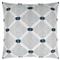 Kathy Global Bazaar White Diamond Patterned Indoor Outdoor Throw Pillow - 22x22|Kathy Kuo Home