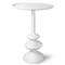 Hope Coastal White Aluminum Table|Kathy Kuo Home