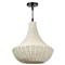 Vista White Woven Outdoor Chandelier|Kathy Kuo Home