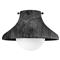 Surfside Black Birch Wood Flush Mount|Kathy Kuo Home