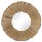 Heather Coastal Beach Natural Jute Steel Frame Round Wall Mirror|Kathy Kuo Home
