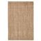 Amara Coastal Beach Brown Jute Natural Rug - 5&#39;x8&#39;|Kathy Kuo Home