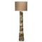 Esther Global Bazaar Brown Horn Stacked Floor Lamp|Kathy Kuo Home