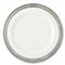 MATCH Modern Convivio Rim White Ceramic Dinner Plate|Kathy Kuo Home