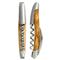 Forge de Laguiole Modern Silver Stainless Steel Olive Wood Handle Corkscrew|Kathy Kuo Home
