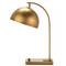 Otto Mid-Century Natural Brass Steel Desk Lamp