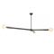Talon Mid-Century Oil Rubbed Bronze Steel Sputnik Chandelier|Kathy Kuo Home