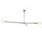 Talon Mid-Century Polished Nickel Steel Sputnik Chandelier|Kathy Kuo Home