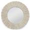 Slate Coastal Natural Resin Round Wall Mirror|Kathy Kuo Home